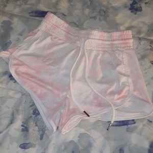Tie dye jogger shorts